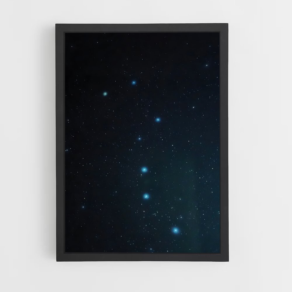 Poster Ursa Minor Étoilé – affiche Constellations (vue 2)